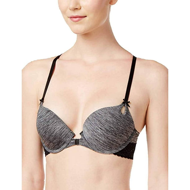 Heidi Klum Intimates Womens Marl with Lace Bikini Heidi Klum Intimates Womens Marl with Lace Bikini